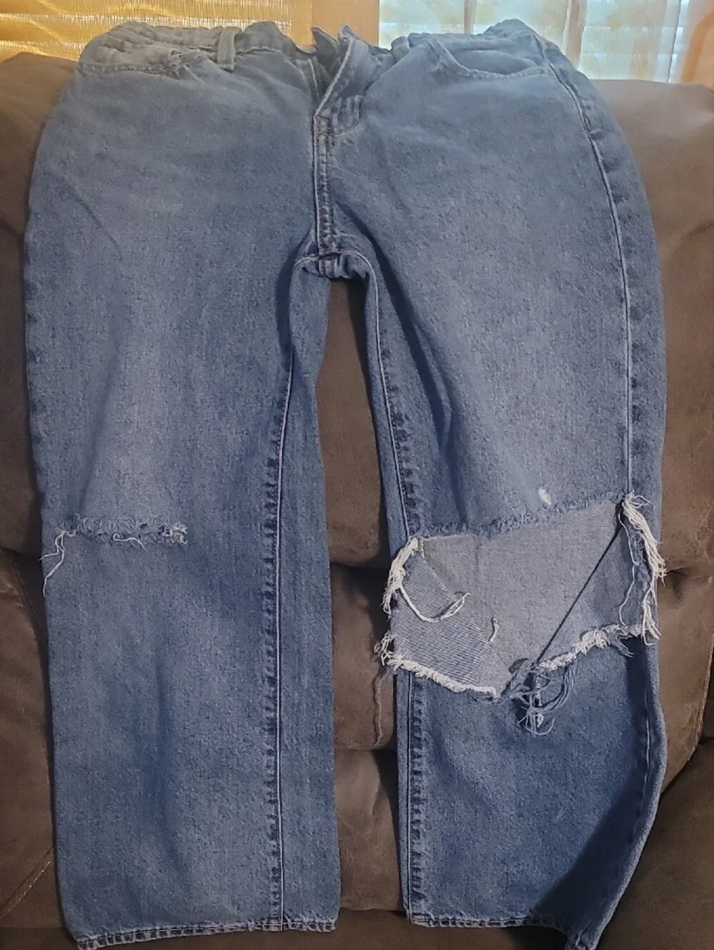 Old Navy Girl's high-rise baggy wide-leg jeans